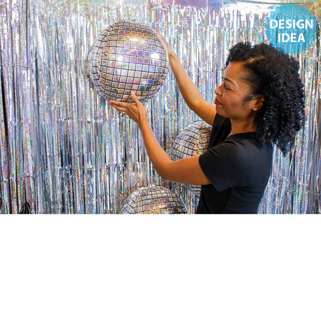 Disco Ball Foil Balloon 15 Inch