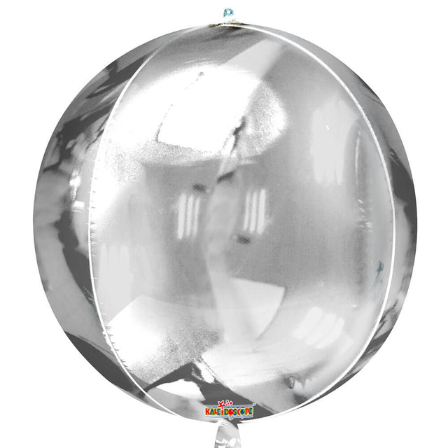 Silver Sphere Foil Balloon
