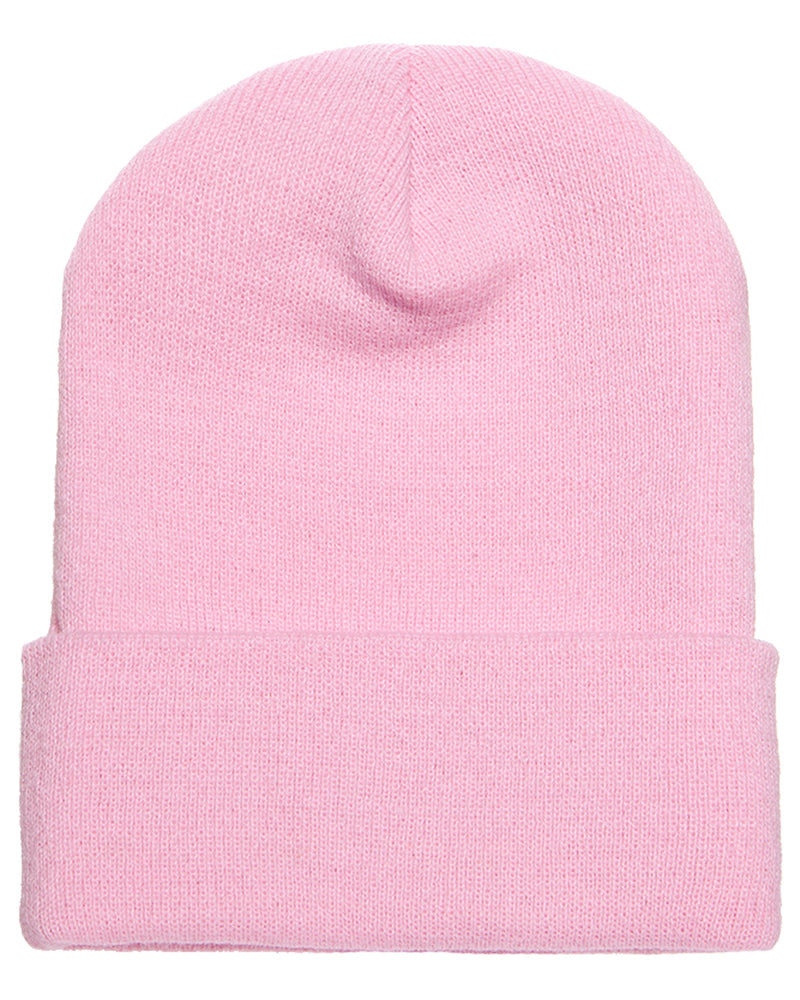Beanies Acrylic Fabric - Light Pink, 3-Inch Folding Cuff (1 Piece)