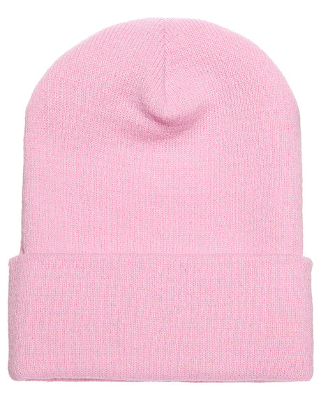 Beanies Acrylic Fabric - Light Pink, 3-Inch Folding Cuff (1 Piece)