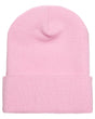Beanies Acrylic Fabric - Light Pink, 3-Inch Folding Cuff (1 Piece)