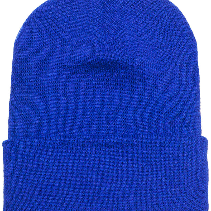 Beanies Acrylic Fabric - Royal, 3-Inch Folding Cuff (1 Piece)