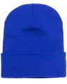 Beanies Acrylic Fabric - Royal, 3-Inch Folding Cuff (1 Piece)