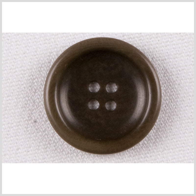 Plastic 4-Hole Button - 36L/23mm - Black Rolled Rim