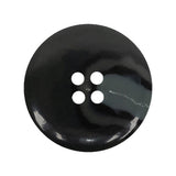 Anthracite Gray and White Swirl Plastic Button - 44L/28mm