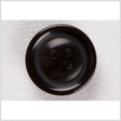 Plastic 4-Hole Button - 40L/25.5mm - Black Tire Rim