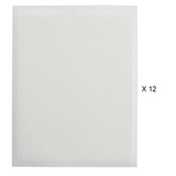 ***NEW****Oasis Supply Ultra Premium, Pliable, Non Cracking Icings Sheets, White (8.5" x 11.5") Available in 12 or 24 cts