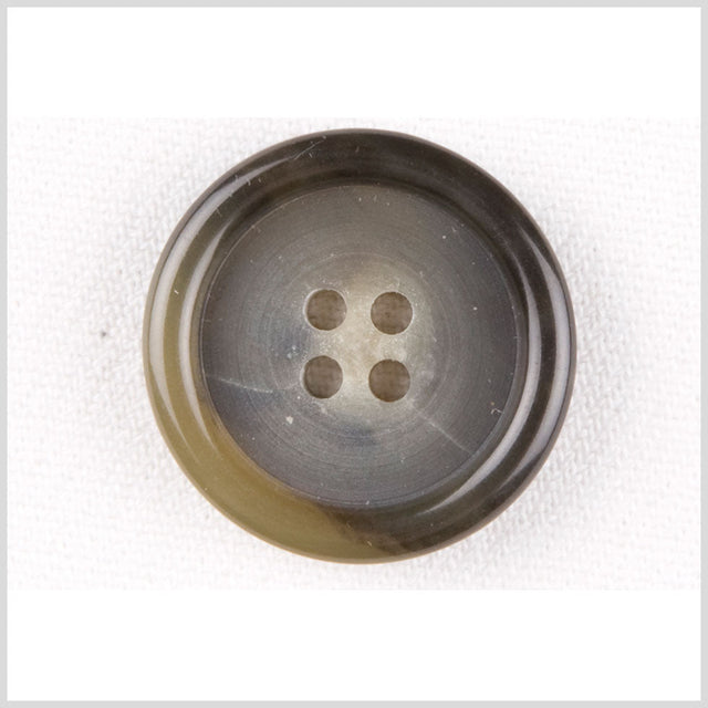 Dark Green Plastic Button - 40L/25.5mm
