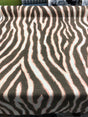 Zany Zebra Blush Cotton Fabric - Zebra Print, Blush Pink, 56" Width (1 Yard)
