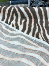 Zany Zebra Blush Cotton Fabric - Zebra Print, Blush Pink, 56" Width (1 Yard)