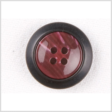 Deep Purple Plastic Button - 34L/21.5mm