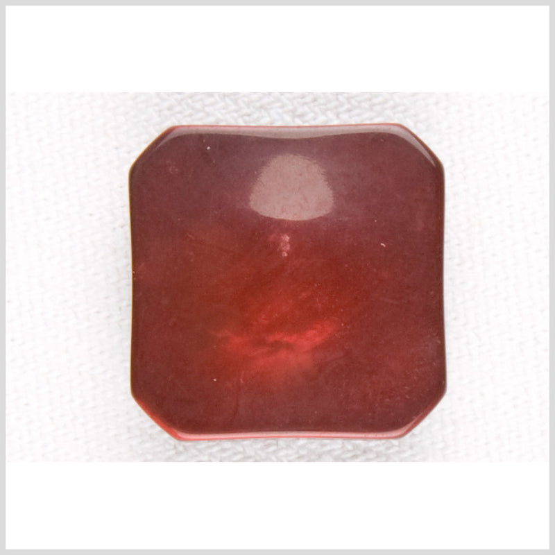 Red Plastic Button - 35L/22mm