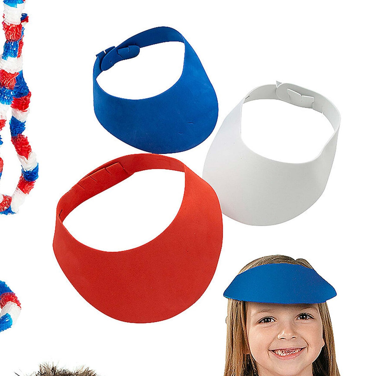 Value Patriotic Parade Wearables Kit 96 Pieces