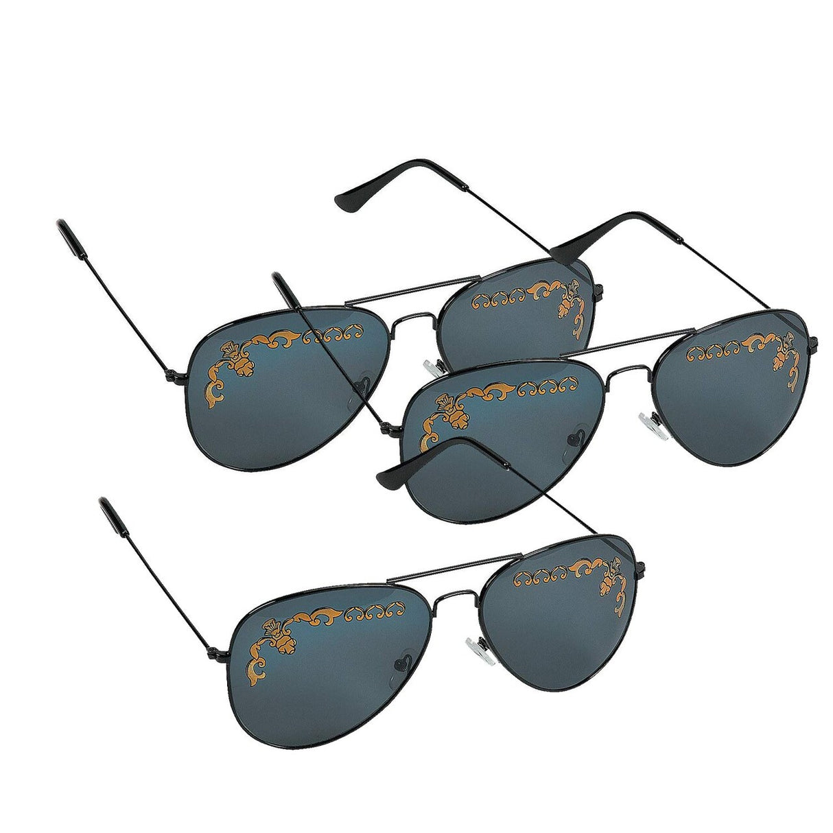 Timeless Glamour Aviator Sunglasses Set – Pack of 12