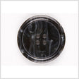Black and Gray Square Plastic Button - 32L/20mm