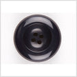 Plastic 4-Hole Button - 45L/29mm - Blue-Black Tire Rim