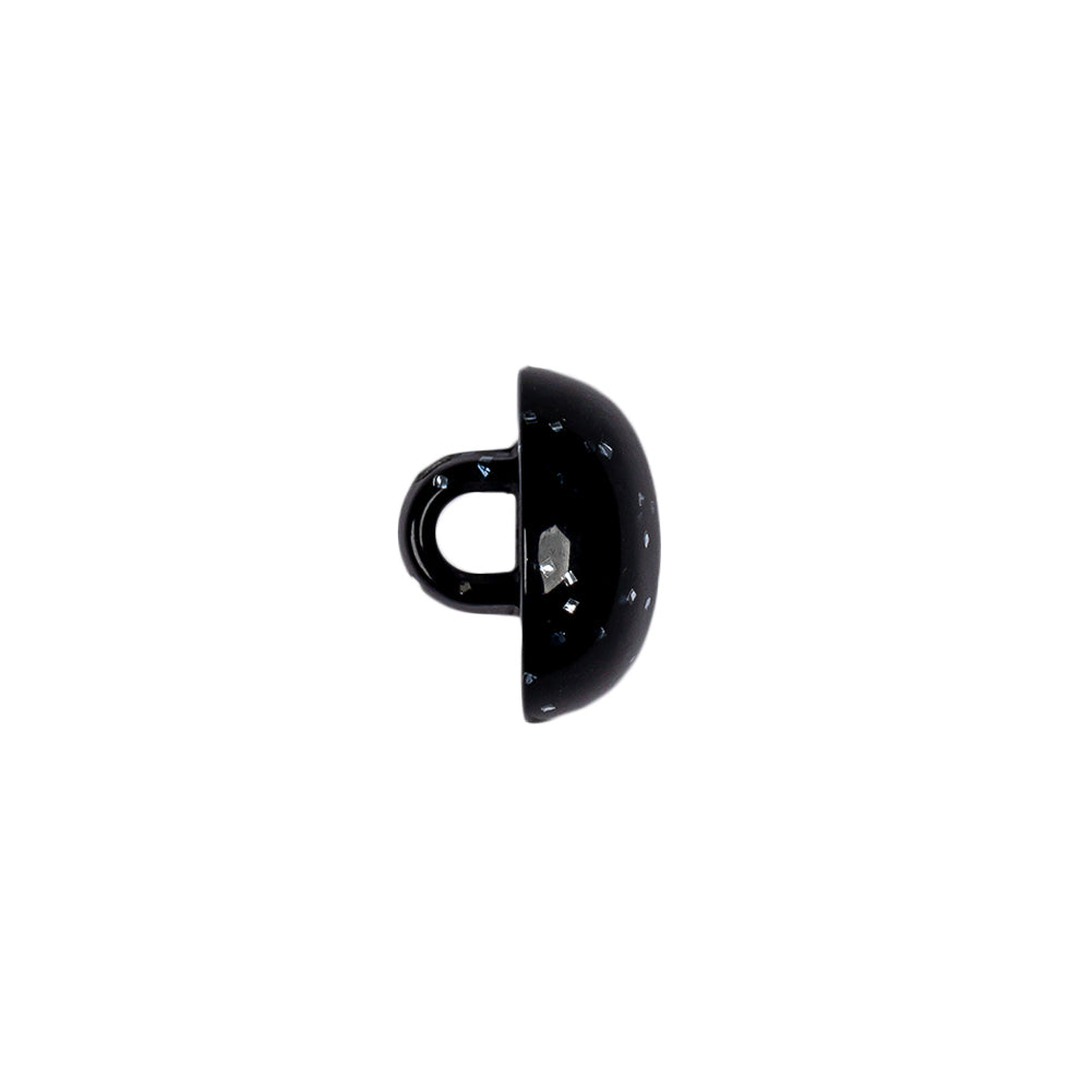 Black Plastic Button - 20L/12.5mm