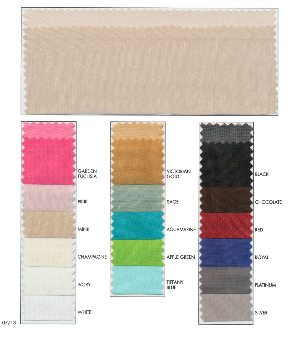 Voile Polyester Fabric - Apple Green, Sheer, 118" Wide (1 Yard)