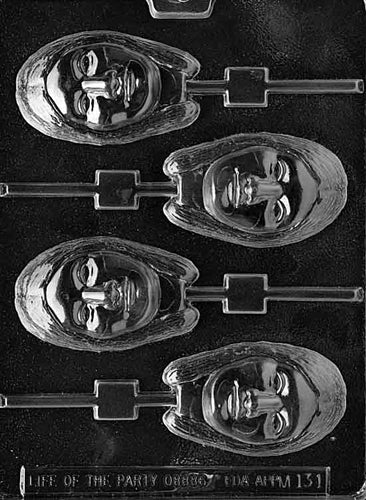 Indian Girl Lolly Chocolate Mold - LPM131