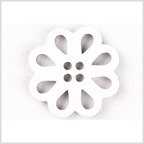 Black/White Plastic Button - 54L/34mm
