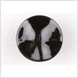 Plastic Shank Back Button - 24L/15mm - Shiny Black