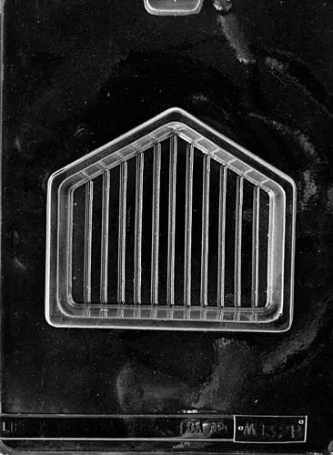 House Pour Box Chocolate Mold - Bottom - LPM132B