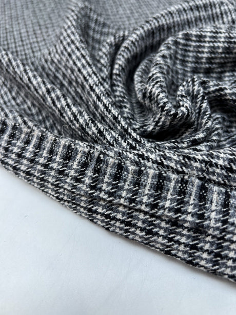 Wool Tweed White Shade Fabric
