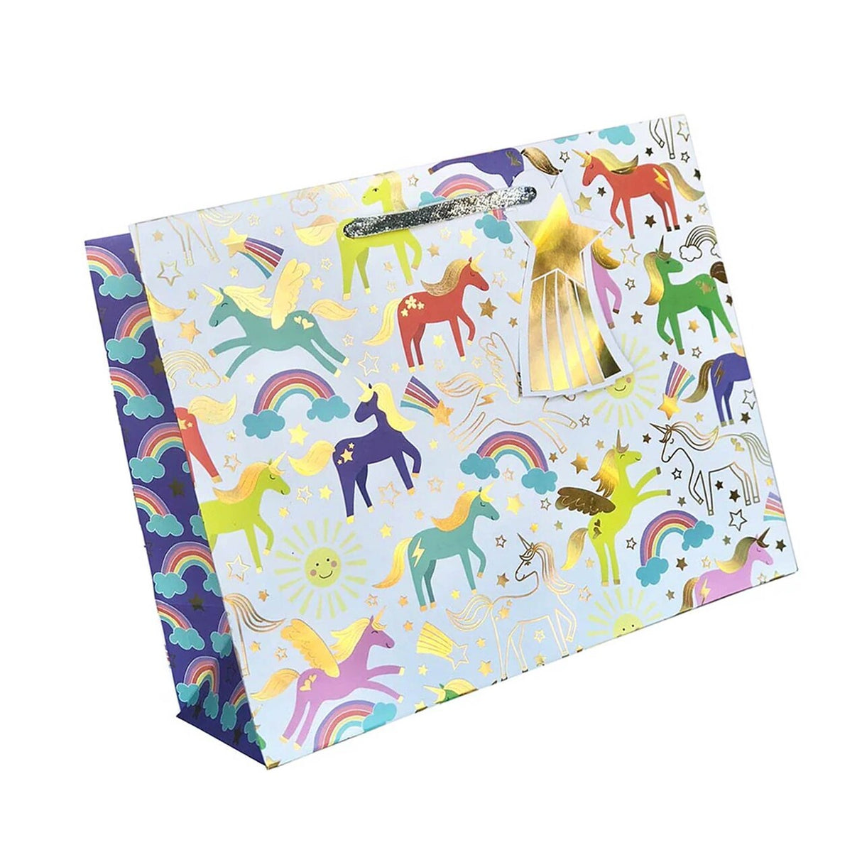 Trendy Patterned Gift Bags 10" x 5" x 12-1/2"