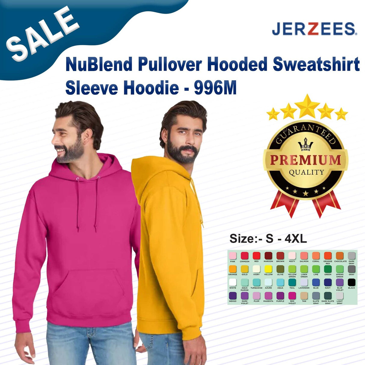 Jerzees® NuBlend Pullover Hooded Sweatshirt