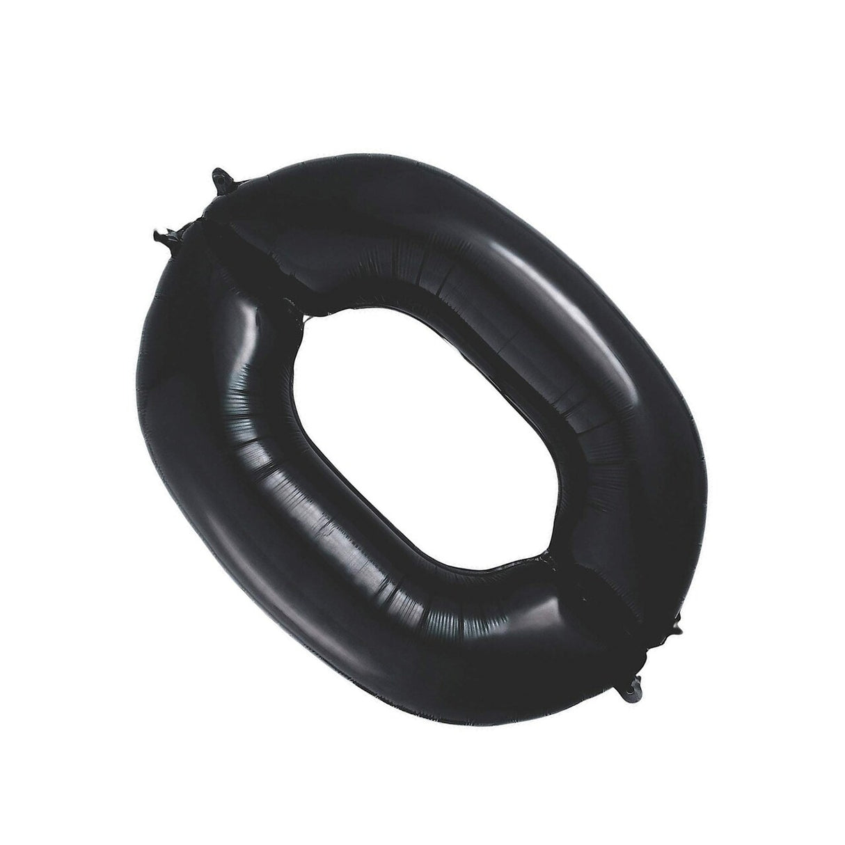 34" Black Number 0 Shaped Mylar Balloon – Everyday Fun Decoration