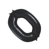34" Black Number 0 Shaped Mylar Balloon – Everyday Fun Decoration
