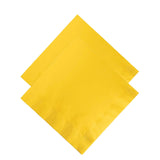6 1/2" Bulk Pack of 50 School Bus Yellow Paper Luncheon Napkins