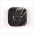 Black Square Plastic Button - 28L/18mm