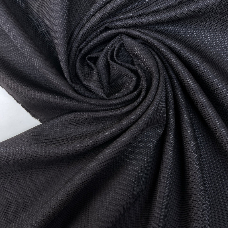 Jacquard Wool Fabric Blue Black