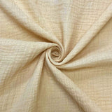 Double Layer Cotton Gauze Fabric - Soft Double Layer Muslin, 46/48" Width (1 Yard)