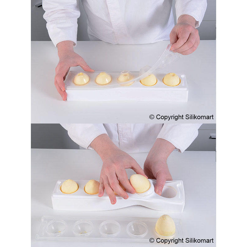 Silikomart "Mul 3D Egg" Multiflex Silicone Mold