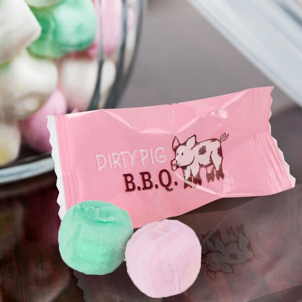Customizable Assorted Pastel Buttermints with Clear Wrapper - 1,000/Case