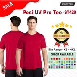 Sport-Tek® Posi UV Crew Neck Short Sleeve Pro Tee