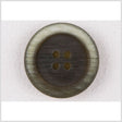 Plastic 4-Hole Button - 40L/25.5mm - Charcoal Gray and Pale Green with Engraved Ribs