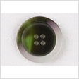 Plastic 4-Hole Button - 36L/23mm - Translucent Green, Purple and White Swirls