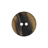 Green Multi 2-Hole Plastic Saucer Button - 34L/21.5mm