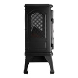 Mainstays New 2-Setting 3D Electric Stove Heater with Life-like Flame, Black