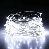 Christmas 100 LED USB Silver Copper Fairy Lights