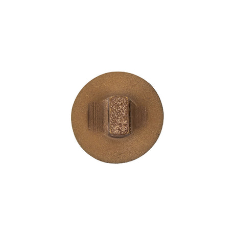 Olive Alligator Pattern Shank Back Plastic Button - 24L/15mm