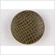 Olive Alligator Pattern Shank Back Plastic Button - 32L/20mm