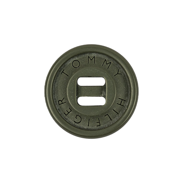 Multi-Green Plastic Button - 34L/21.5mm