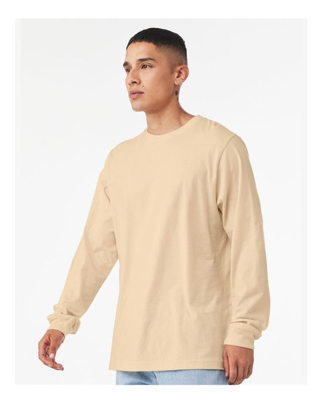 Image 1: Bella Canvas Unisex Jersey Long Sleeve TeeImage 2: Soft jersey fabric long sleeve shirtImage 3: Premium unisex Bella Canvas apparelImage 4: Blank long sleeve tee for printingImage 5: Lightweight casual layering shirtImage 6: Comfortable everyday jersey tee