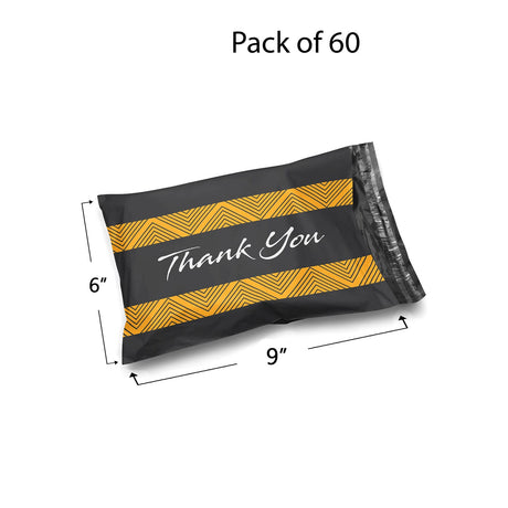 Poly Mailer Envelopes 6" x 9" Multi Design Weight 0.25 to 1 pound