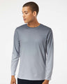 Paragon® Performance Pin Dot Slim Fit Crewneck Long Sleeve T-Shirt