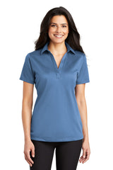 Port Authority® Women's Silk Touch Performance Collared Short Sleeve Polo